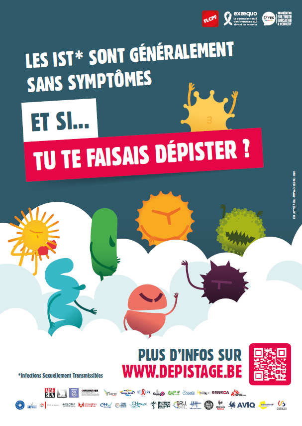 Affiche de la Semaine européenne du dépistage des IST 2026